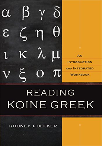Cover of Decker, Reading Koine Greek