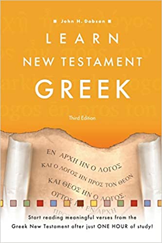 Cover of Dobson, Learn New Testament Greek